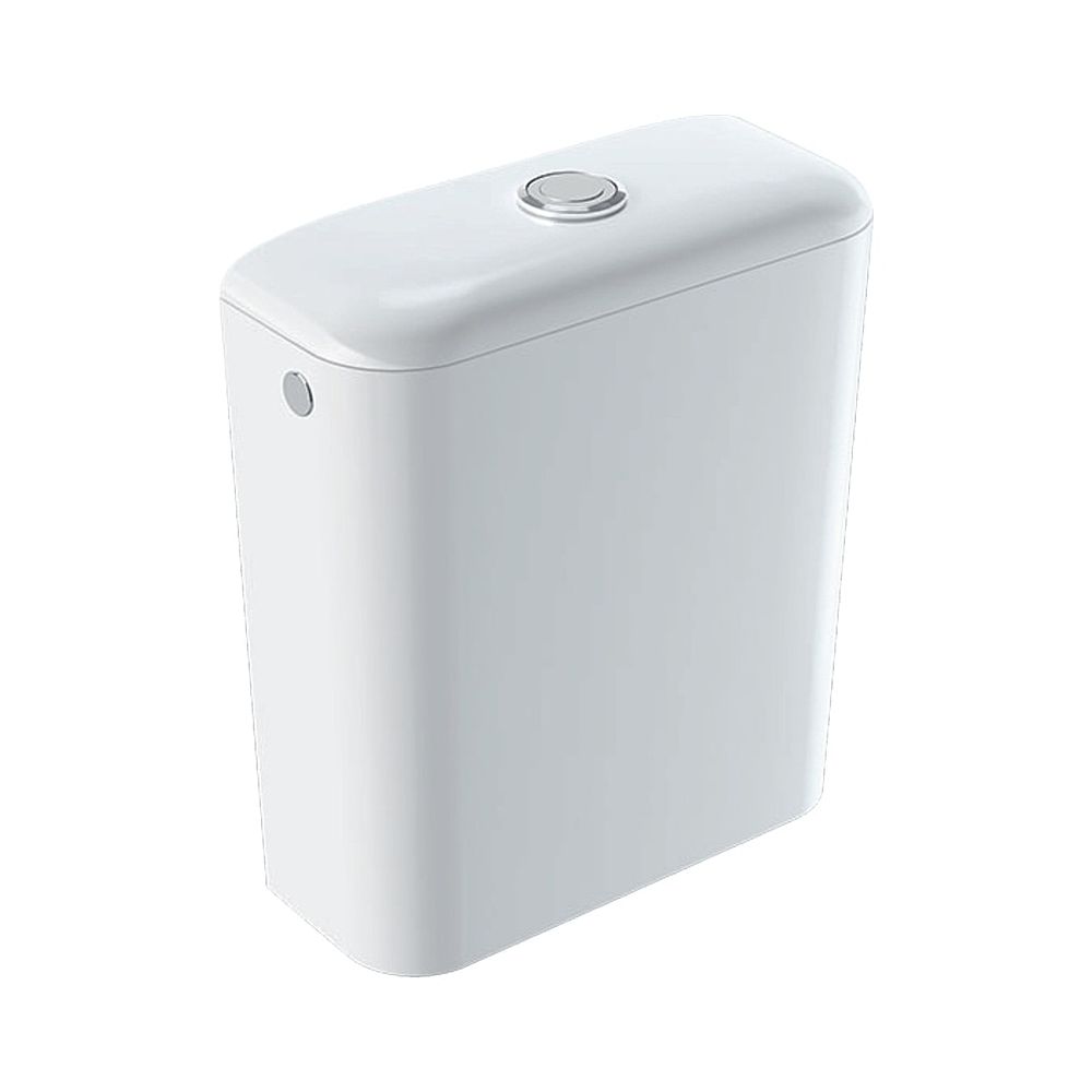 Geberit iCon Aufputzspülkasten aufgesetzt, 2-Mengen-Spülung, Wasseranschluss seitlic... GEBERIT-229420600 4022009332551 (Abb. 1)