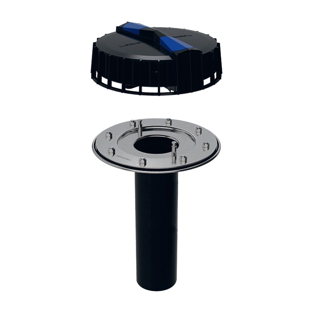 Geberit Pluvia Dachwassereinlauf mit Flansch, für Rinnen Maximale Ablaufleistung 25l... GEBERIT-359007001 4025410717528 (Abb. 2)