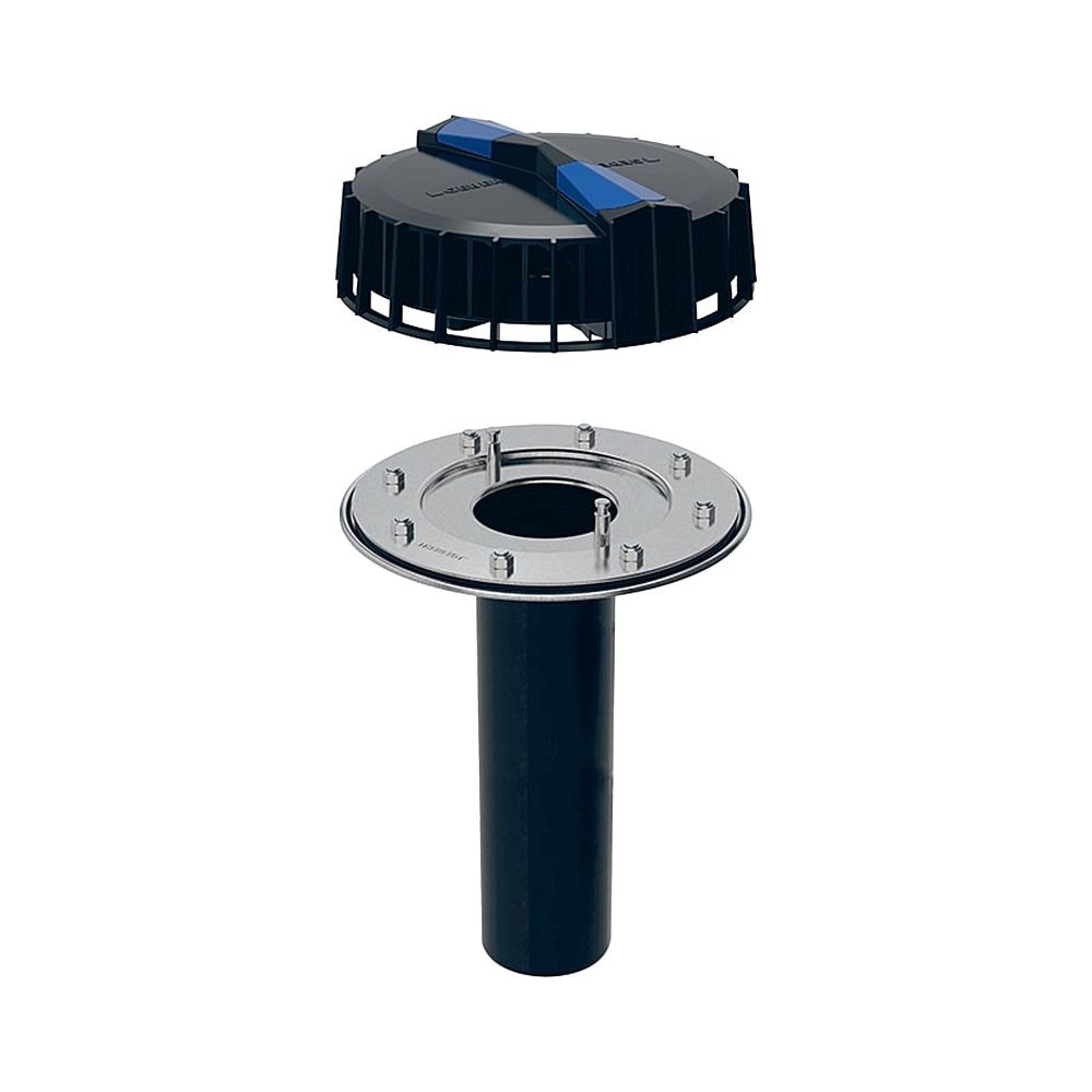 Geberit Pluvia Dachwassereinlauf mit Flansch, für Rinnen Maximale Ablaufleistung 25l... GEBERIT-359007001 4025410717528 (Abb. 1)