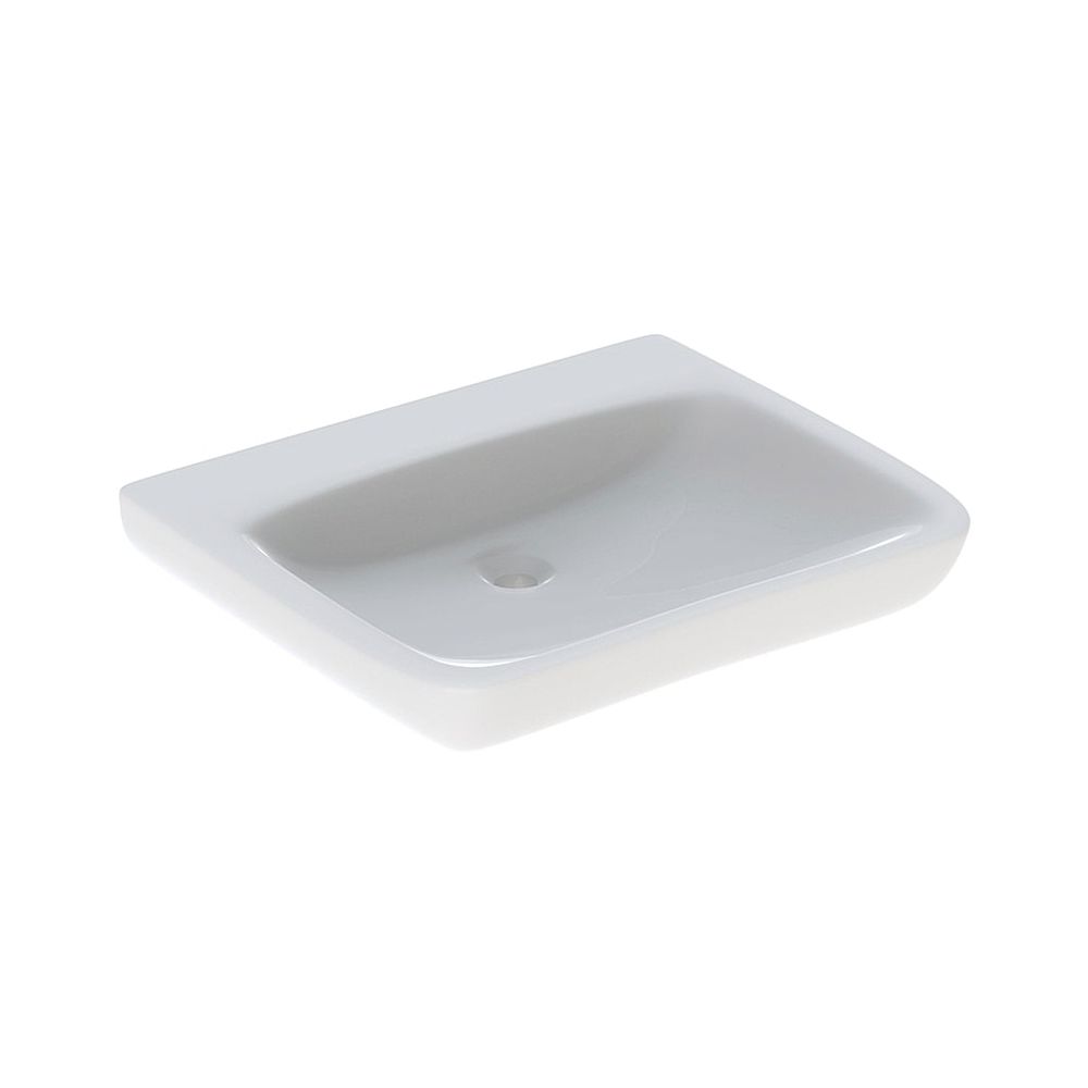 Geberit Renova Comfort Waschtisch barrierefrei, Breite 65cm, Tiefe 55cm, ohne Hahnlo... GEBERIT-500914001 4025410721990 (Abb. 1)
