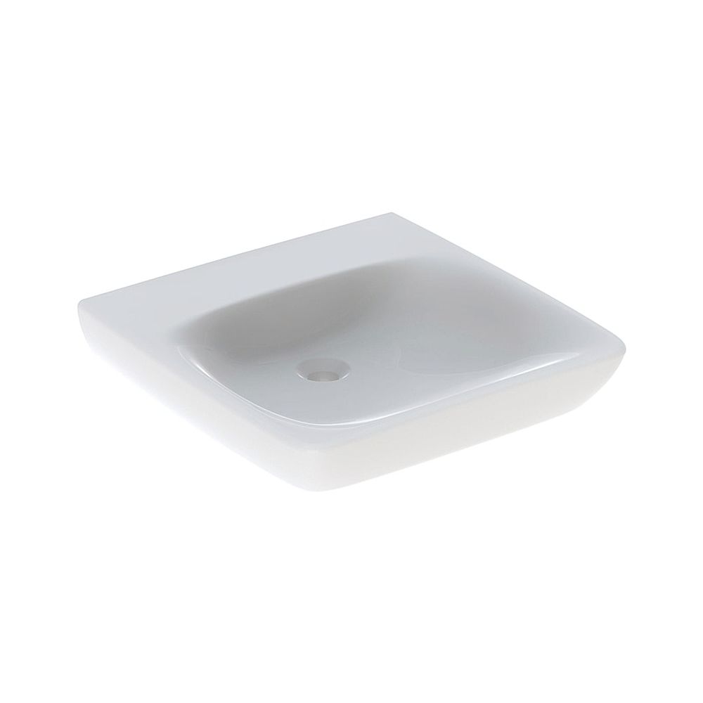 Geberit Renova Comfort Waschtisch barrierefrei, Breite 55cm, Tiefe 55cm, ohne Hahnlo... GEBERIT-500913001 4025410721983 (Abb. 1)