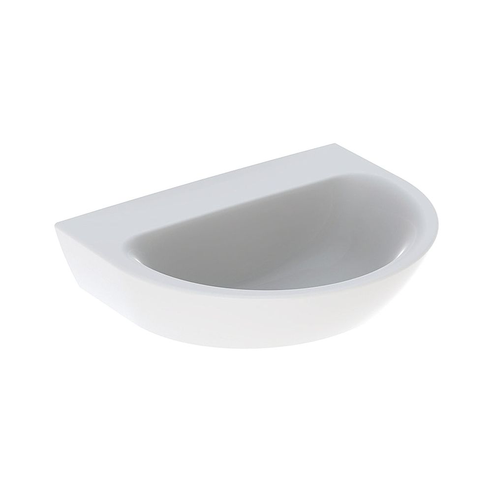 Geberit Renova Handwaschbecken mit asymmetrischem Überlauf, 50x17,3x40cm, ohne Hahnl... GEBERIT-500577018 4025416221074 (Abb. 1)