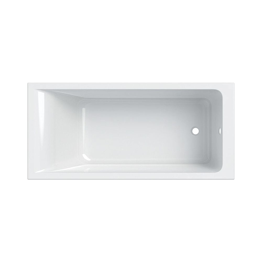Geberit Renova Plan Rechteckbadewanne 160x75cm, Gesamtvolumen 196l... GEBERIT-554303011 4025410711014 (Abb. 1)