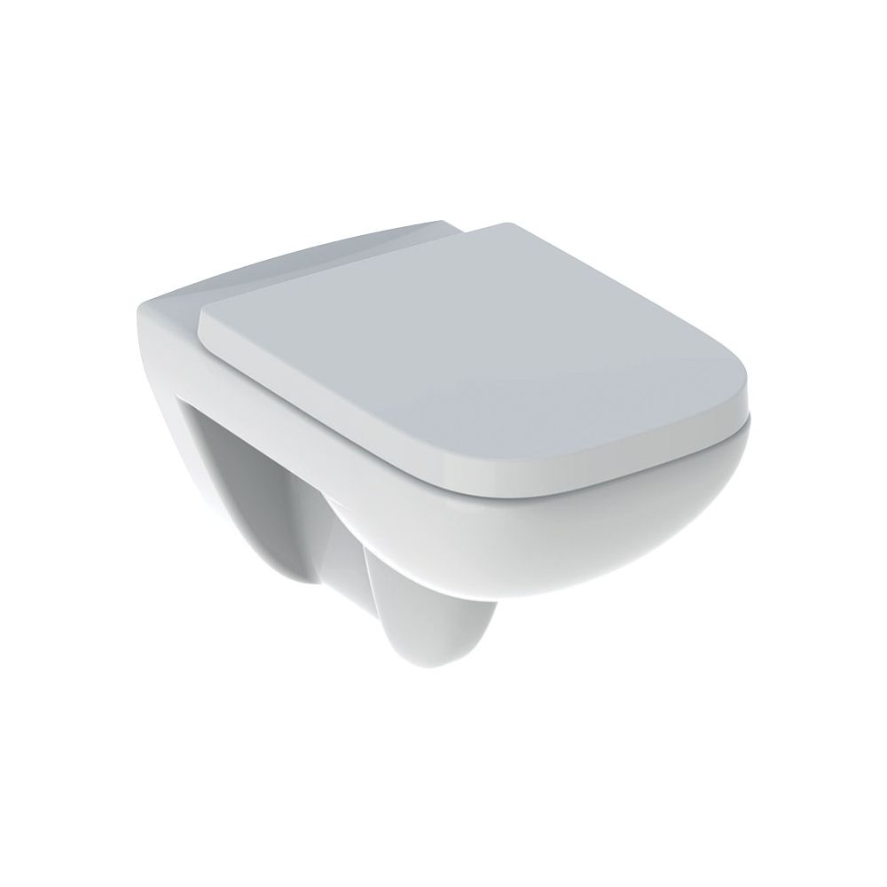 Geberit Renova Plan Set Wand-WC Tiefspüler, Rimfree, mit WC-Sitz Tiefe 54cm, Weiß... GEBERIT-500817001 4025410717948 (Abb. 2)