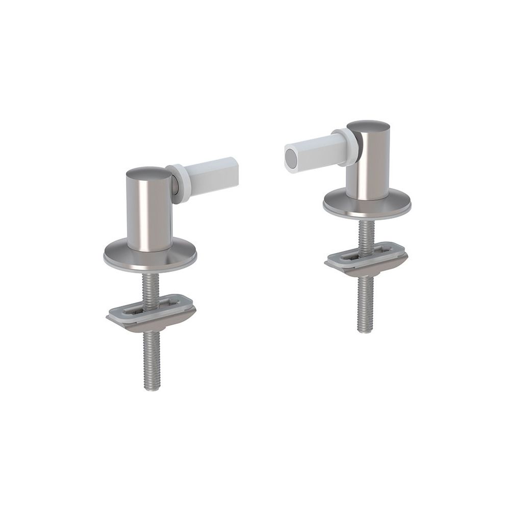 Geberit Set Scharniere für WC-Sitz Befestigung von oben, 2 Stück... GEBERIT-598018000 4022009320015 (Abb. 2)
