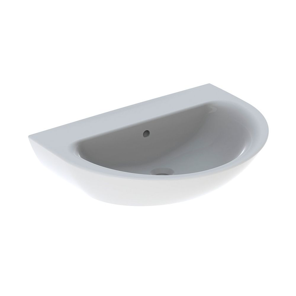 Geberit Renova Waschtisch, Breite 70cm, Tiefe 52cm, ohne Hahnloch, Überlauf sichtbar... GEBERIT-500667011 4025416139911 (Abb. 2)