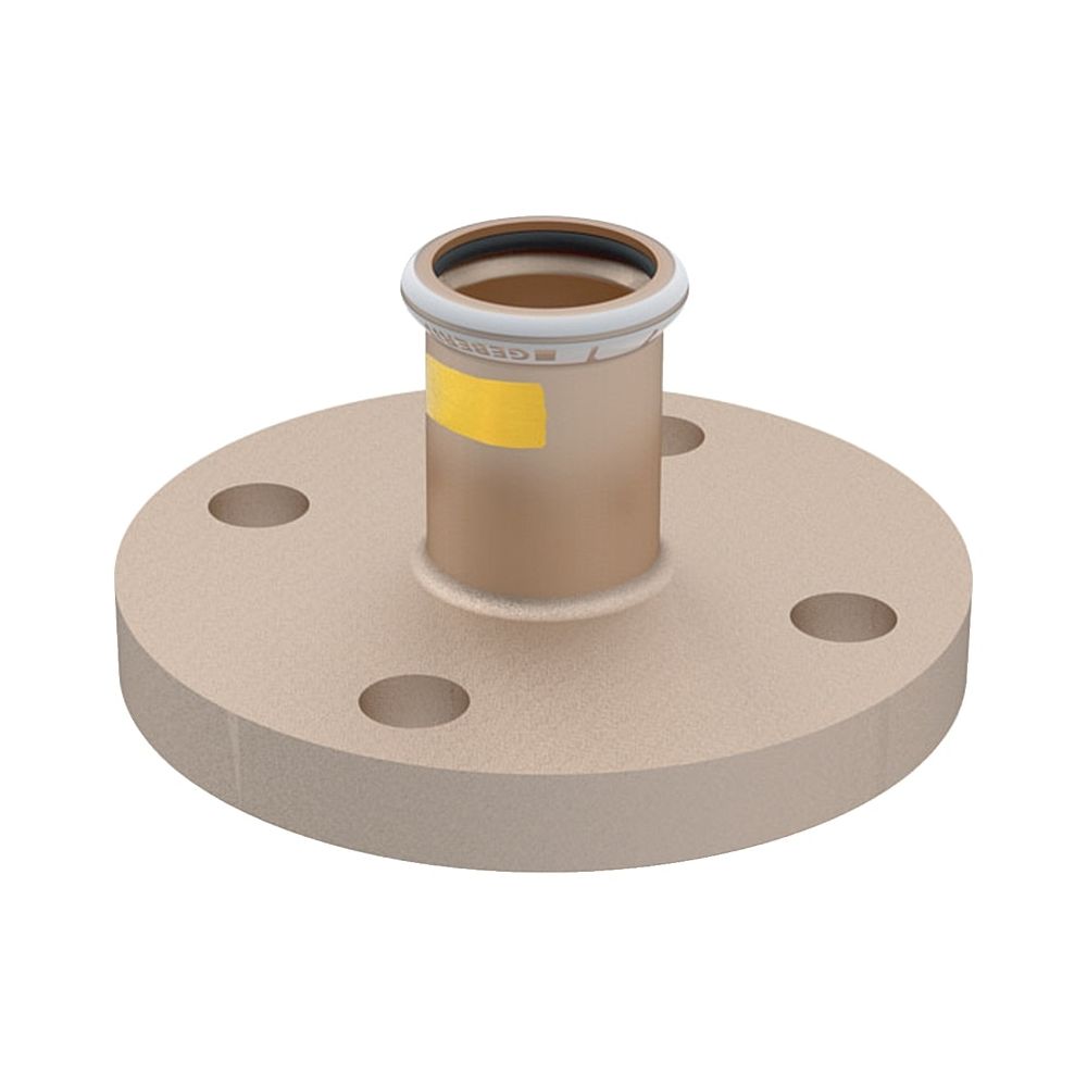 Geberit Mapress Kupfer Flansch 10/16 bar, mit Pressmuffe Außendurchmesser 28mm, DN 25... GEBERIT-34715 4024723347156 (Abb. 1)