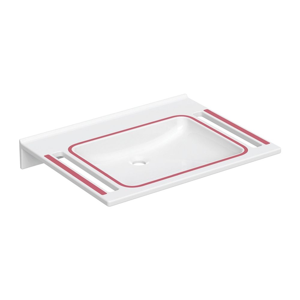 Geberit Publica Waschtisch eckiges Design, Ausschnitten barrierefrei demenzgerecht B... GEBERIT-500666014 4025410753571 (Abb. 2)