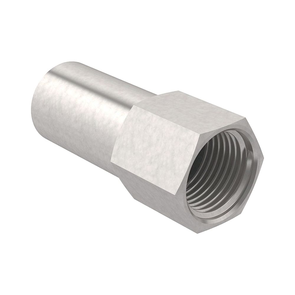 Geberit Mapress Edelstahl Übergang mit Innengewinde und Einschubende d 108mm, Rp 1/2″... GEBERIT-33864 4024723338642 (Abb. 1)
