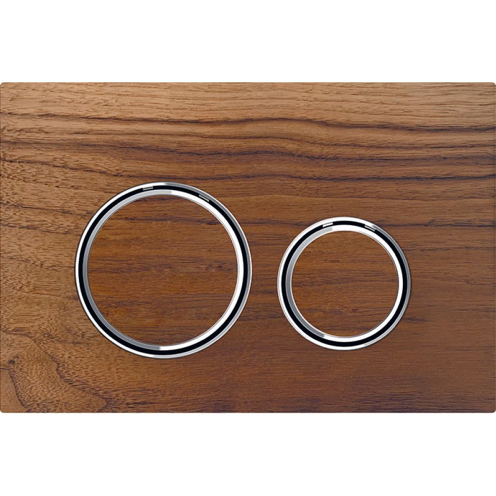 Geberit Sigma 50 (ex Sigma 21) Drückerplatte mit 2-Mengen-Spülung, Nussbaum amerikan... GEBERIT-115884JX1 4025410757807 (Abb. 2)