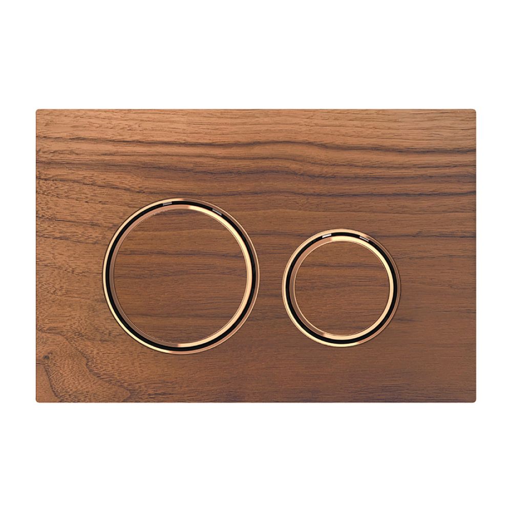 Geberit Sigma 50 (ex Sigma 21) Drückerplatte, 2-Mengen-Spülung, Round, Nussbaum amer... GEBERIT-115650JX1 4025410748805 (Abb. 2)