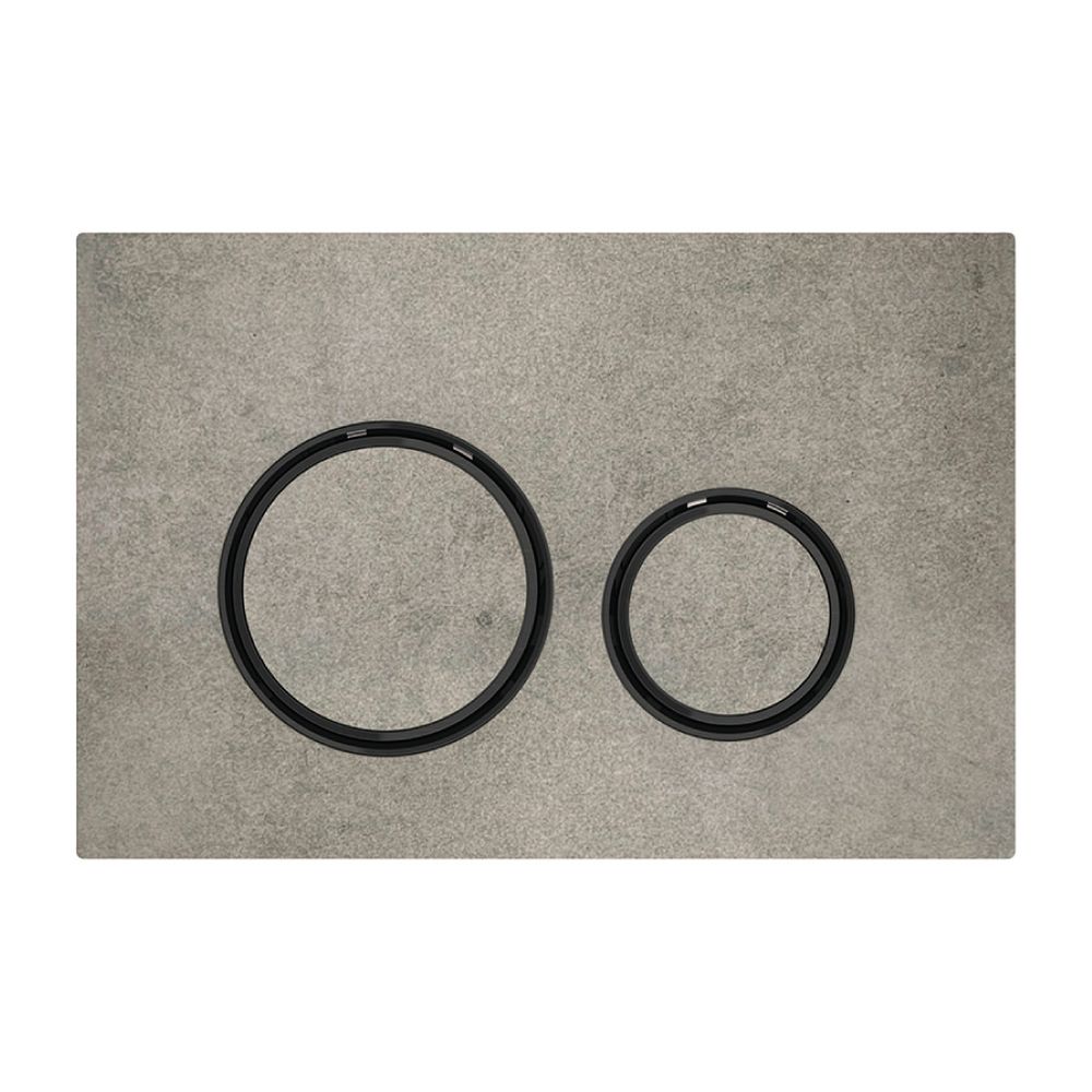 Geberit Sigma 50 (ex Sigma 21) Drückerplatte, 2-Mengen-Spülung, Round, Betonoptik, M... GEBERIT-115651JV1 4025410749413 (Abb. 2)