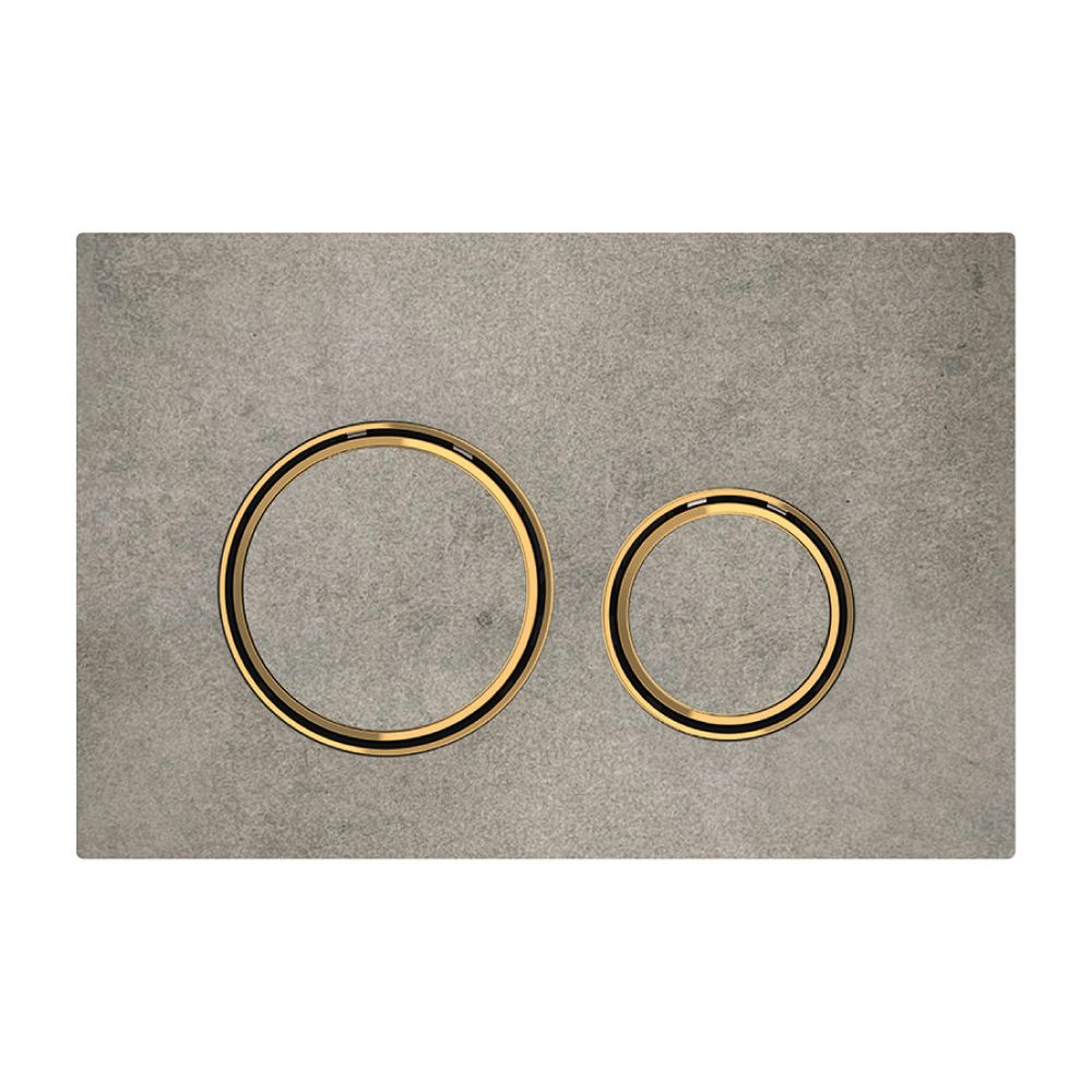 Geberit Sigma 50 (ex Sigma 21) Drückerplatte, 2-Mengen-Spülung, Round, Betonoptik, M... GEBERIT-115652JV1 4025410749345 (Abb. 2)