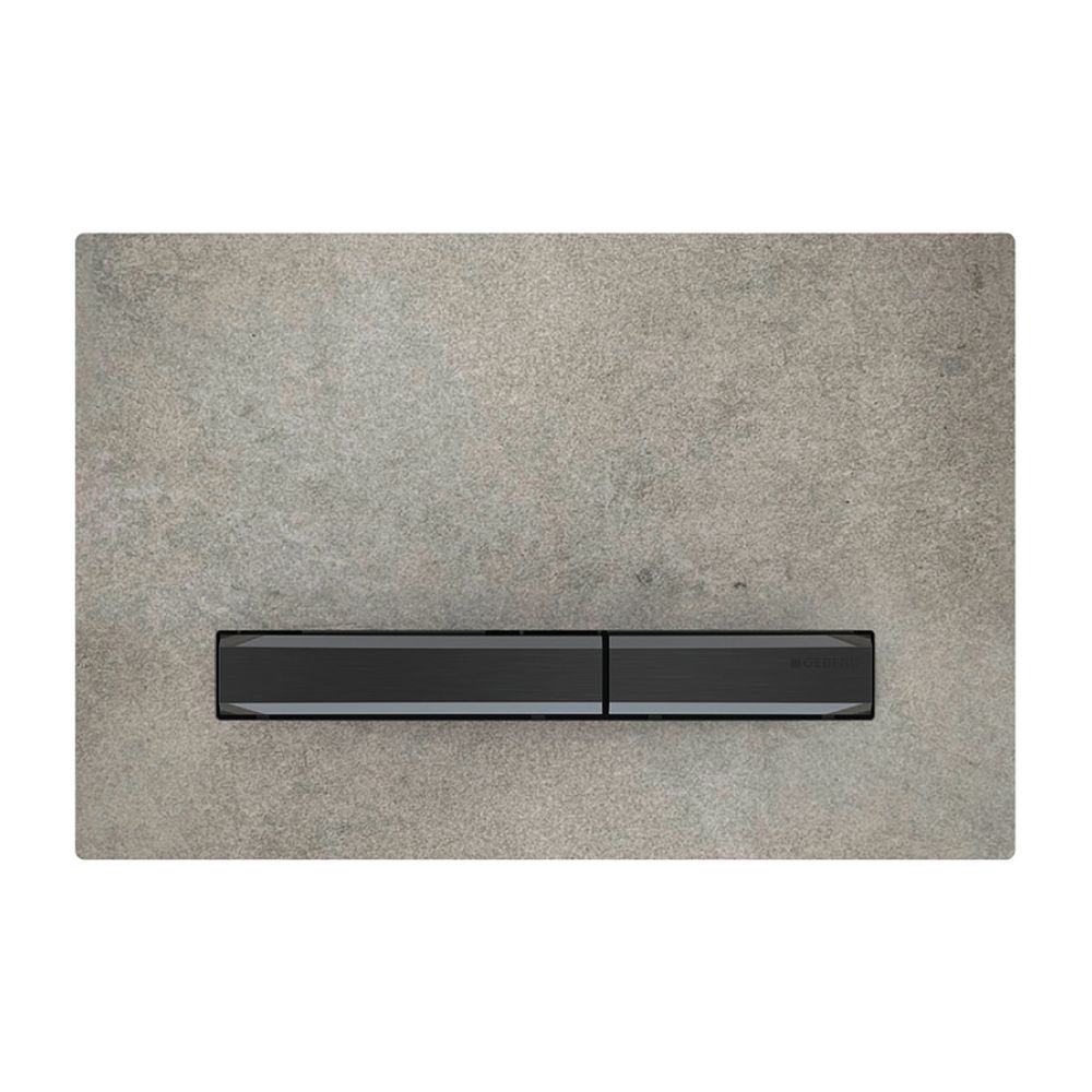 Geberit Sigma 50 Drückerplatte, 2-Mengen-Spülung, Square, Betonoptik, Metallfarbe Sc... GEBERIT-115671JV2 4025410749406 (Abb. 2)