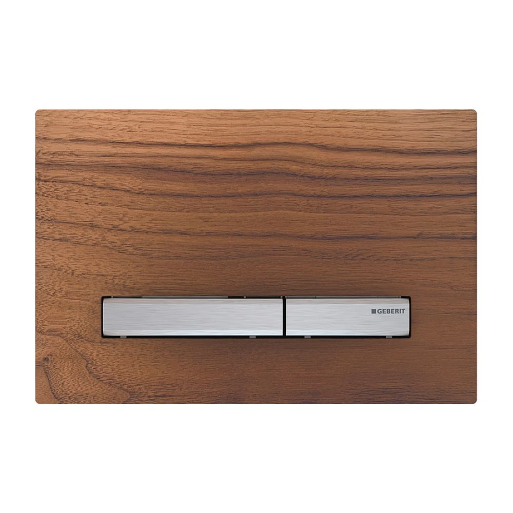 Geberit Sigma 50 Drückerplatte, 2-Mengen-Spülung, Square, Nussbaum amerikanisch, Met... GEBERIT-115788JX2 4025410758958 (Abb. 2)