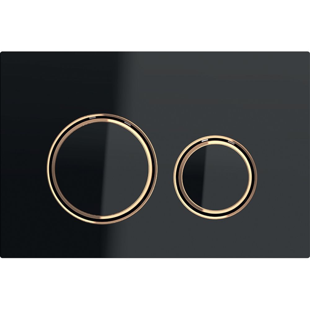 Geberit Sigma 50 (ex Sigma 21) Drückerplatte, 2-Mengen-Spülung, Round, Schwarz, Meta... GEBERIT-115650SJ1 4025410759054 (Abb. 2)