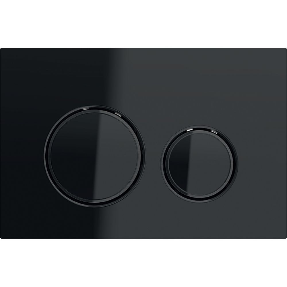 Geberit Sigma 50 (ex Sigma 21) Drückerplatte, 2-Mengen-Spülung, Round, Schwarz, Meta... GEBERIT-115651SJ1 4025410759412 (Abb. 2)