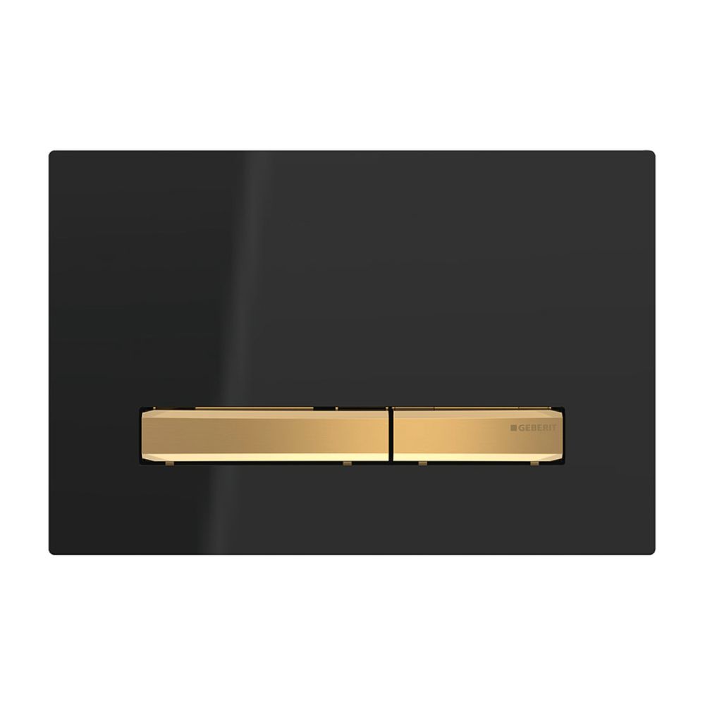 Geberit Sigma 50 Drückerplatte, 2-Mengen-Spülung, Square, Schwarz, Metallfarbe Messi... GEBERIT-115672DW2 4025410759658 (Abb. 2)