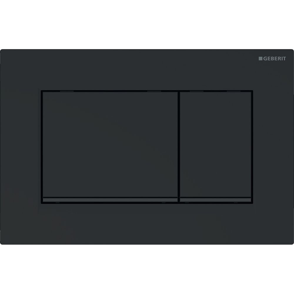 Geberit Sigma 20 (ex Sigma 30) Drückerplatte mit 2-Mengen-Spülung, Mattschwarz... GEBERIT-115883DW1 4025410759825 (Abb. 2)