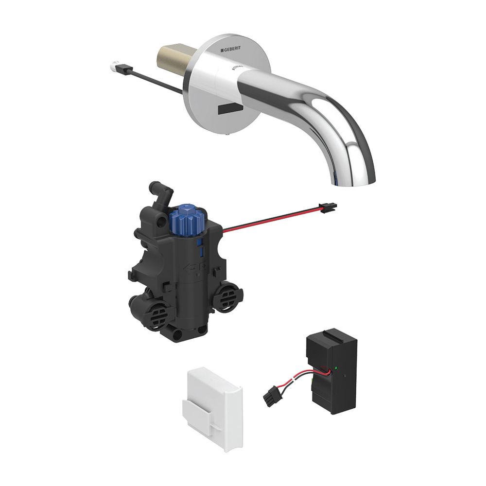 Geberit Piave Waschtischarmatur Wandmontage, Netz, mit Thermostatmischer, Länge 22cm... GEBERIT-116287211 4025410777478 (Abb. 2)