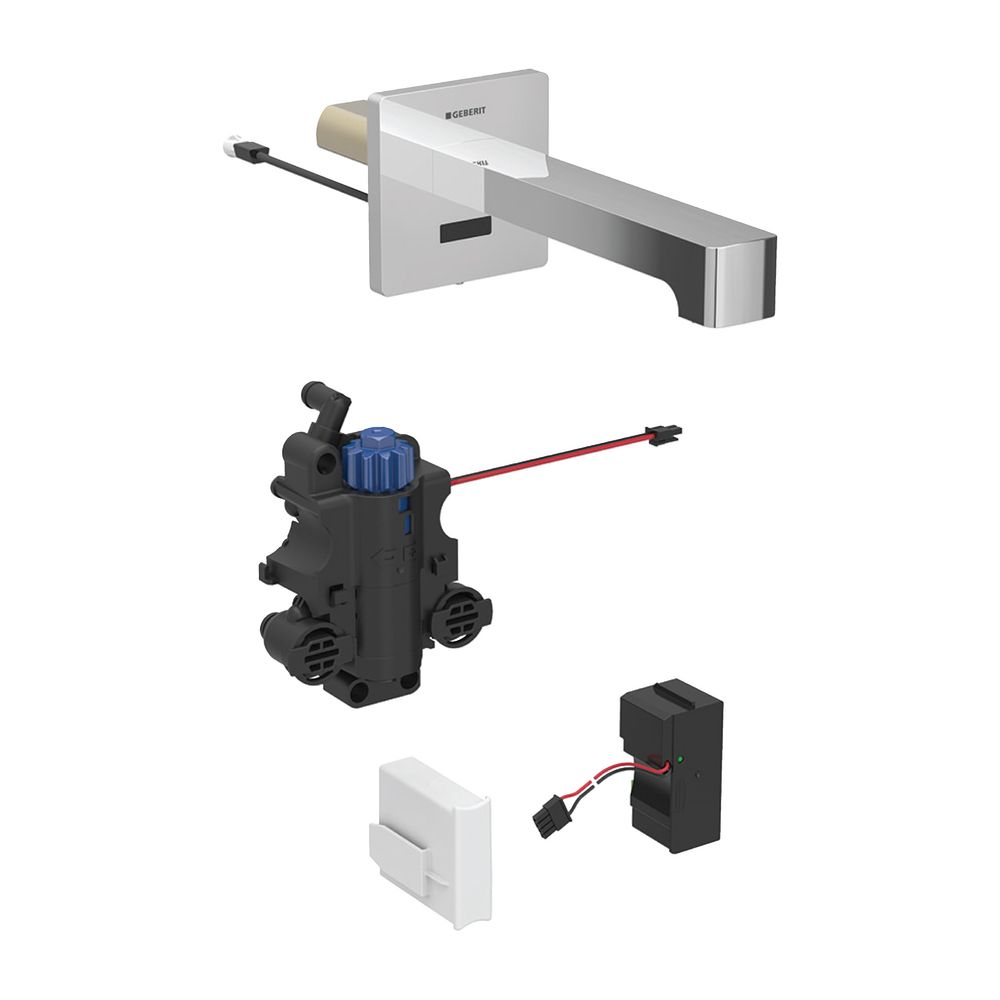 Geberit Brenta Waschtischarmatur Wandmontage Netz, mit Thermostatmischer, Länge 22cm... GEBERIT-116297211 4025410777508 (Abb. 2)