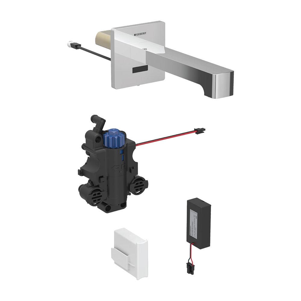 Geberit Brenta Waschtischarmatur Wandmontage Batterie, Thermostatmischer, Länge 17cm... GEBERIT-116278211 4025410779717 (Abb. 2)