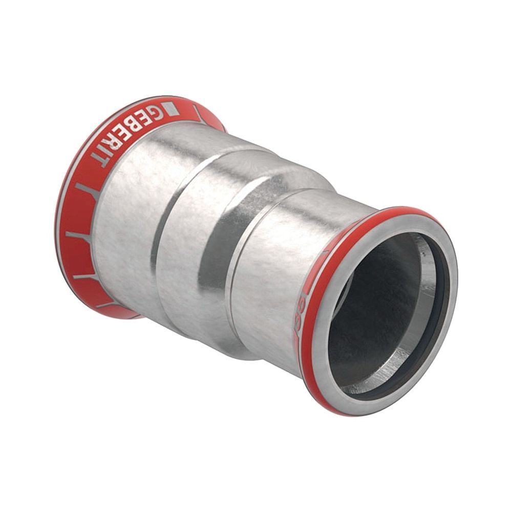 Geberit Mapress C-Stahl Muffe reduziert d 54mm, d1 42mm... GEBERIT-22025 4024723220251 (Abb. 1)