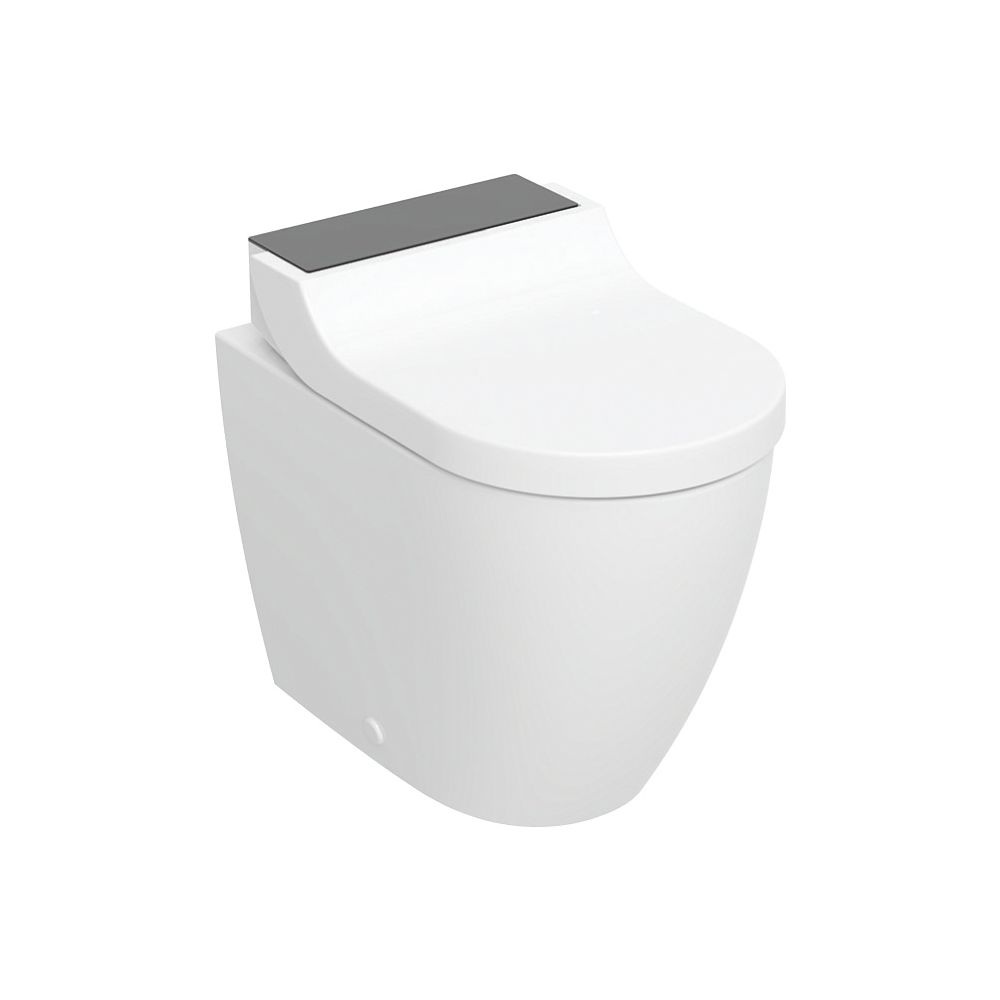 Geberit AquaClean Tuma Comfort WC-Komplettanlage Stand-WC, wandbündig, Schwarz/Glas... GEBERIT-146310SJ1 4025410758606 (Abb. 2)