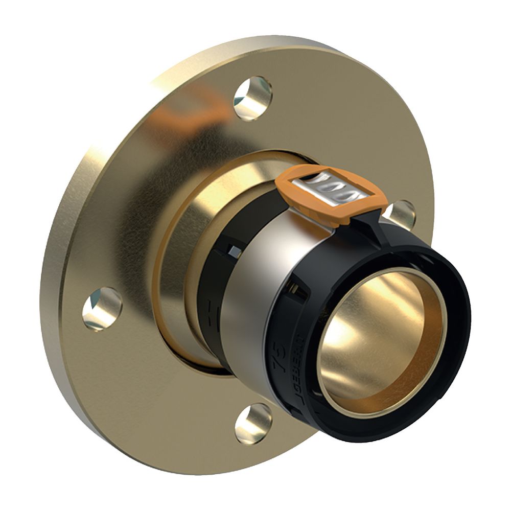 Geberit FlowFit Flansch PN10/16, mit Presseinheit bleifreie Siliziumbronze, d 75mm, ... GEBERIT-619617001 4025416602293 (Abb. 2)