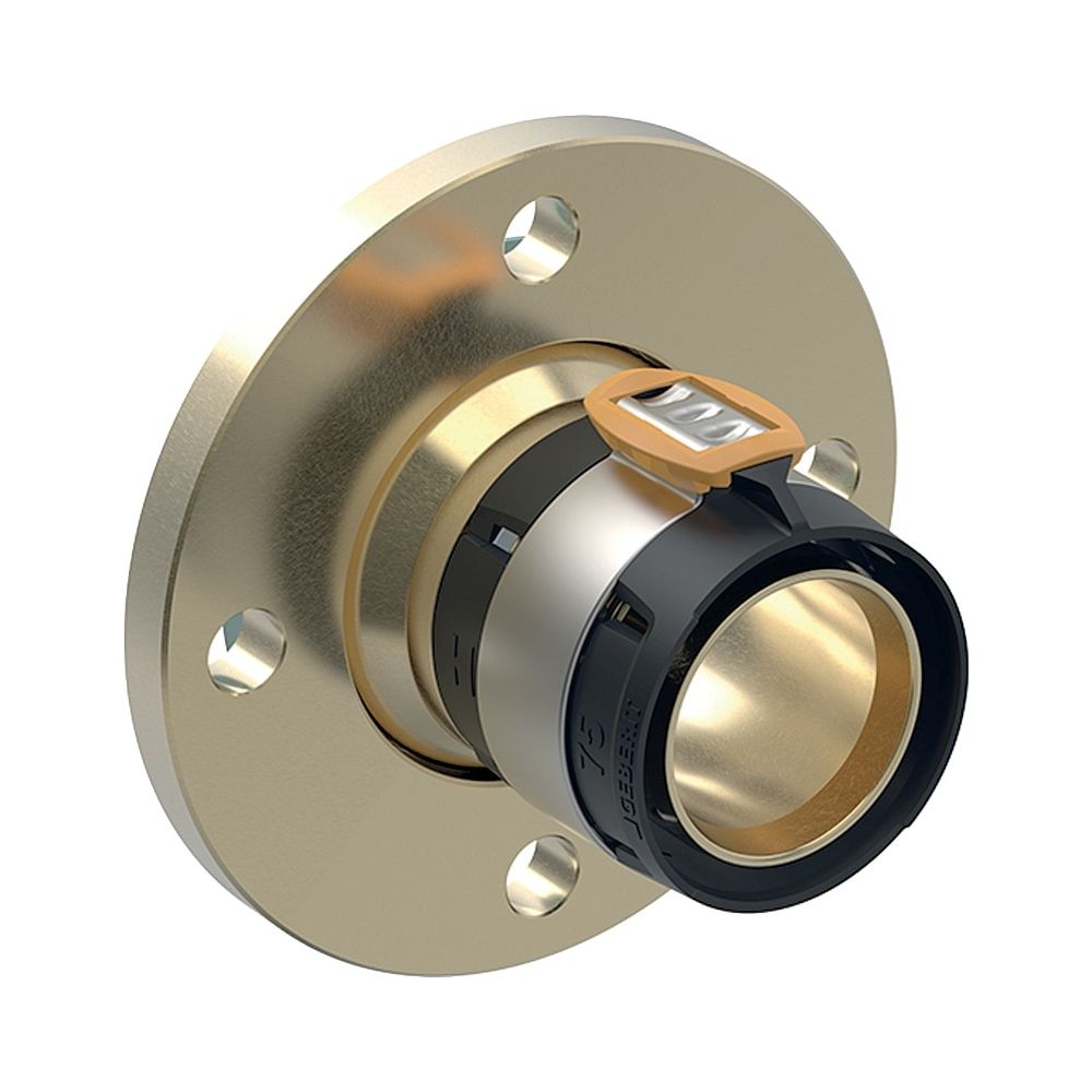 Geberit FlowFit Flansch PN10/16, mit Presseinheit bleifreie Siliziumbronze, d 75mm, ... GEBERIT-619617001 4025416602293 (Abb. 1)