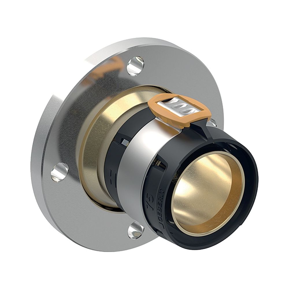 Geberit FlowFit Flansch PN6, mit Presseinheit bleifreie Siliziumbronze, d 75mm, DN 6... GEBERIT-619616001 4025416228776 (Abb. 1)