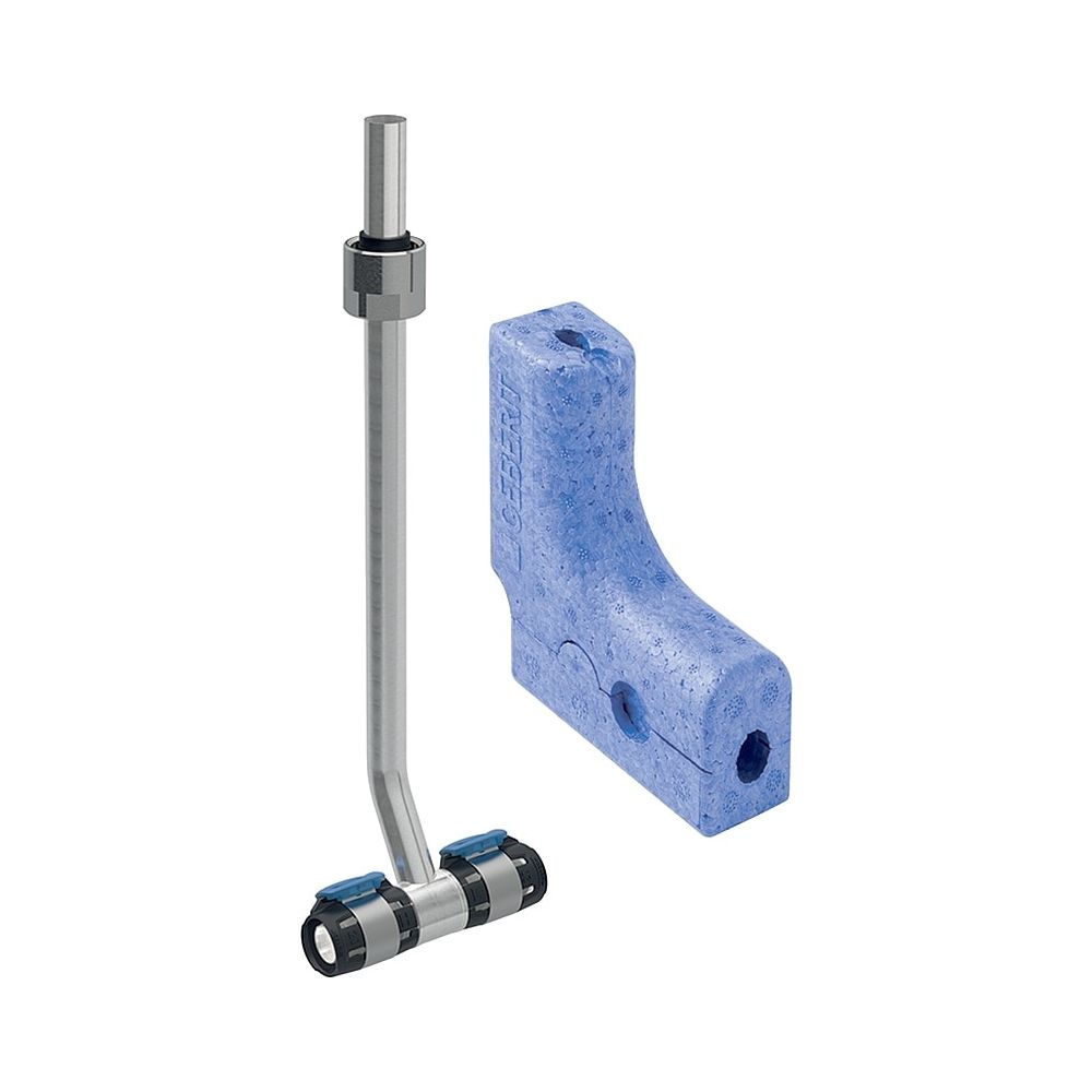 Geberit FlowFit Metallrohr-Anschluss-T-Stück mit Anschlussverschraubung für Eurokonu... GEBERIT-619420221 4025416601265 (Abb. 1)