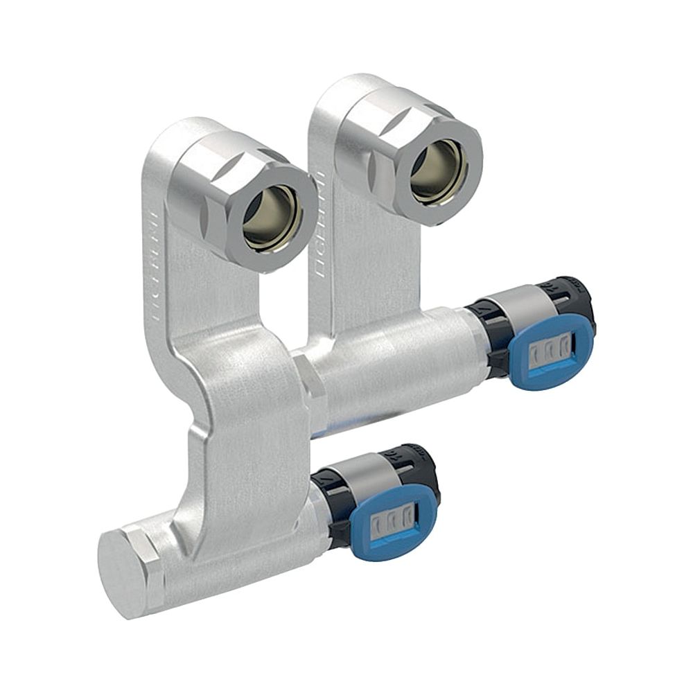 Geberit FlowFit Set Anschluss-Endstücke für Vor-/Rücklauf, mit Anschlussverschraubun... GEBERIT-619460221 4025416602040 (Abb. 1)