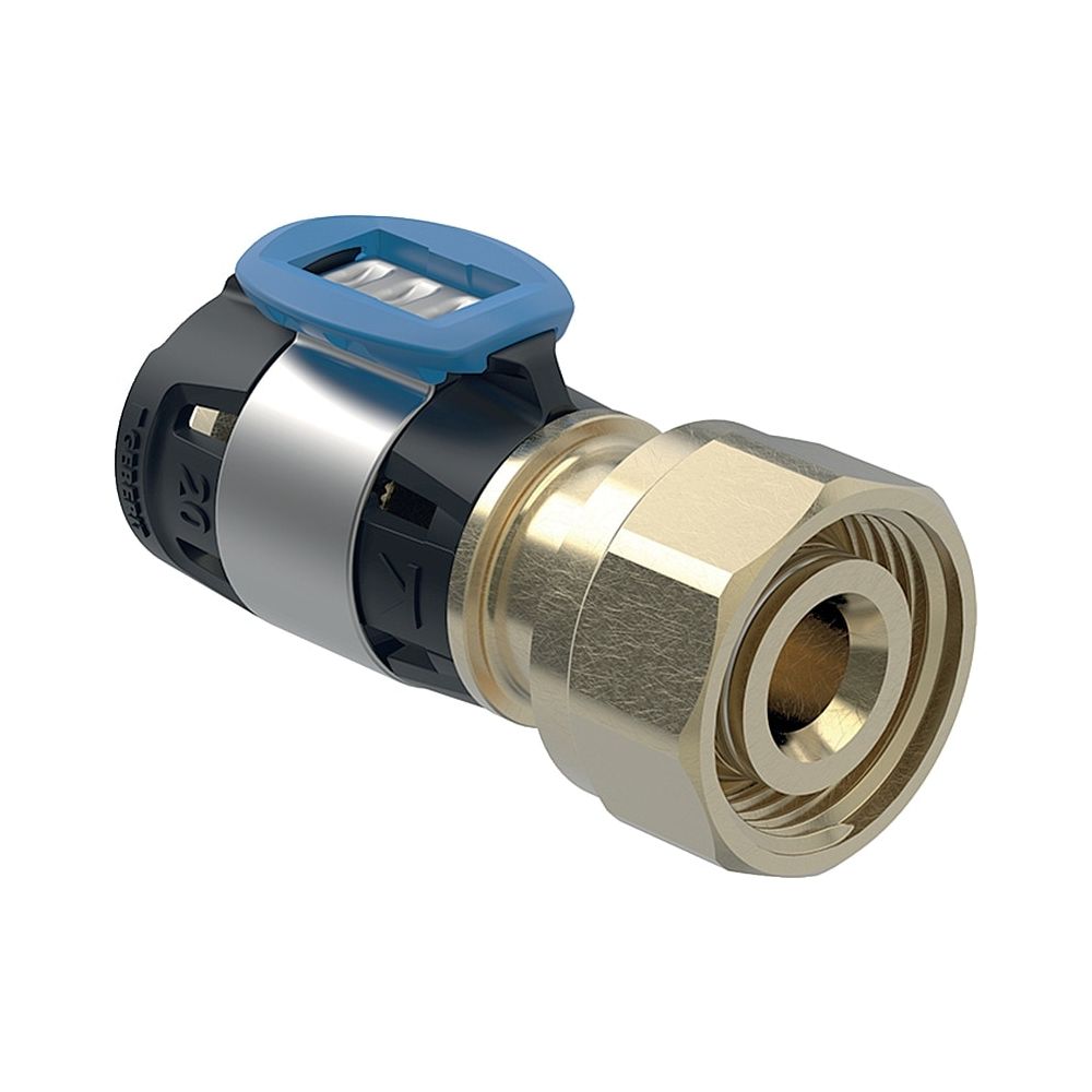 Geberit FlowFit Verteilerabgang für Eurokonus bleifreie Siliziumbronze, d 16mm, G 3/... GEBERIT-620330001 4025416638032 (Abb. 1)