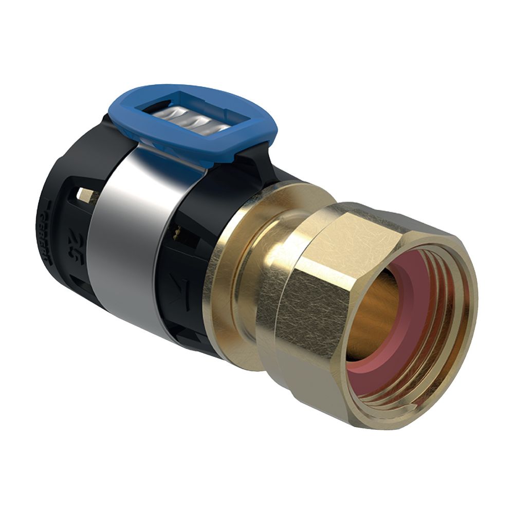 Geberit FlowFit Übergang mit Überwurfmutter bleifreie Siliziumbronze, d 20mm, di 23m... GEBERIT-620672001 4025416629542 (Abb. 2)