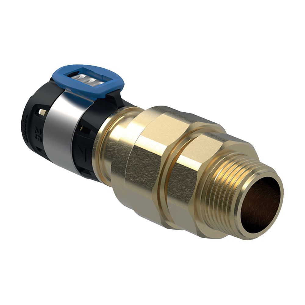 Geberit FlowFit Übergangsverschraubung mit Außengewinde bleifreie Siliziumbronze, d ... GEBERIT-620584001 4025416627425 (Abb. 2)