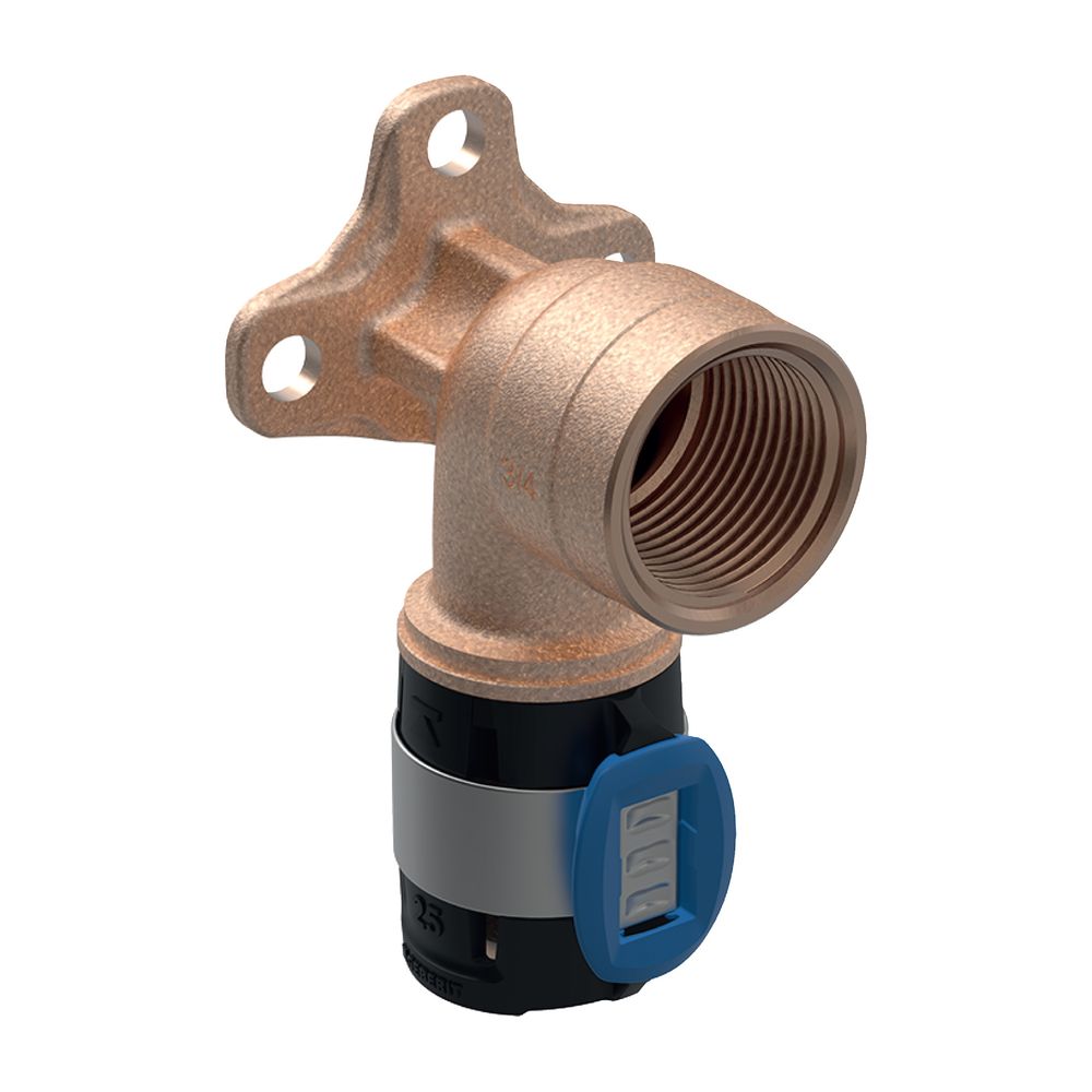Geberit FlowFit Anschlusswinkel 90 Grad Bleifreier, d 16mm, Rp 1/2″, Länge 3,6cm, Ro... GEBERIT-620760001 4025416630616 (Abb. 2)