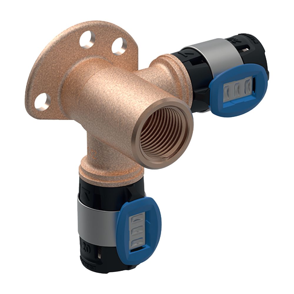 Geberit FlowFit Eckanschlusswinkel 90 Grad Bleifreier, d 20mm, Rp 1/2″, Länge 3,6cm,... GEBERIT-620881001 4025416631439 (Abb. 2)
