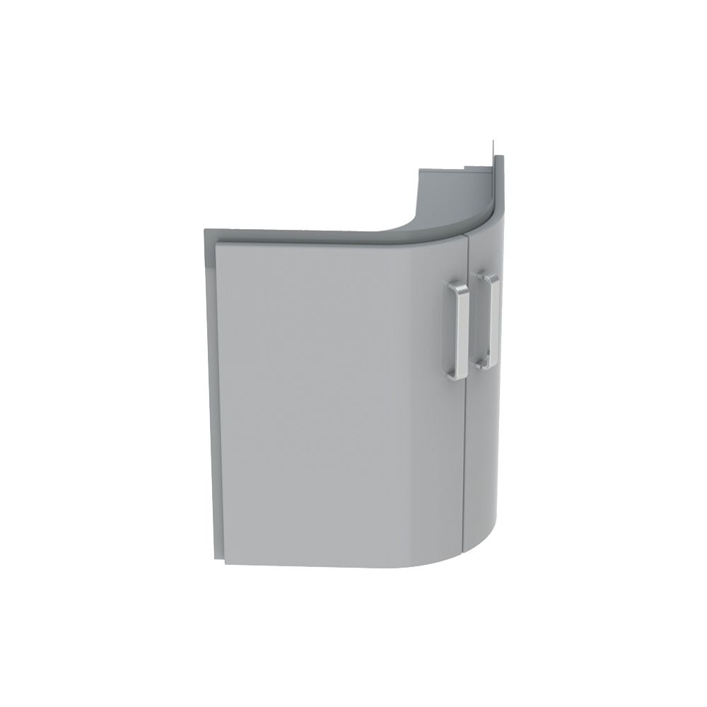 Geberit Renova Compact Unterschrank Eckwaschtisch 2 Türen 69x604x55cm Hellgrau/lacki... GEBERIT-862151000 4022009329001 (Abb. 2)