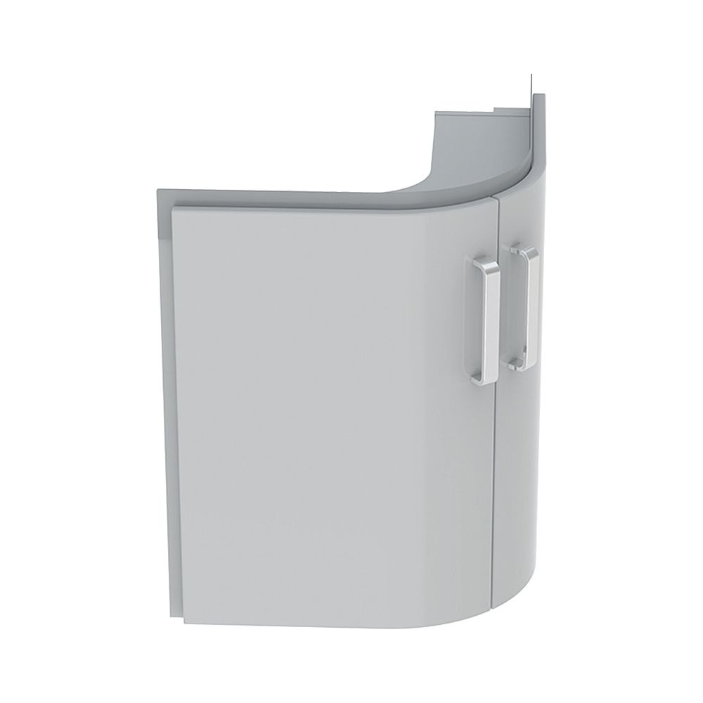 Geberit Renova Compact Unterschrank Eckwaschtisch 2 Türen 69x604x55cm Hellgrau/lacki... GEBERIT-862151000 4022009329001 (Abb. 1)