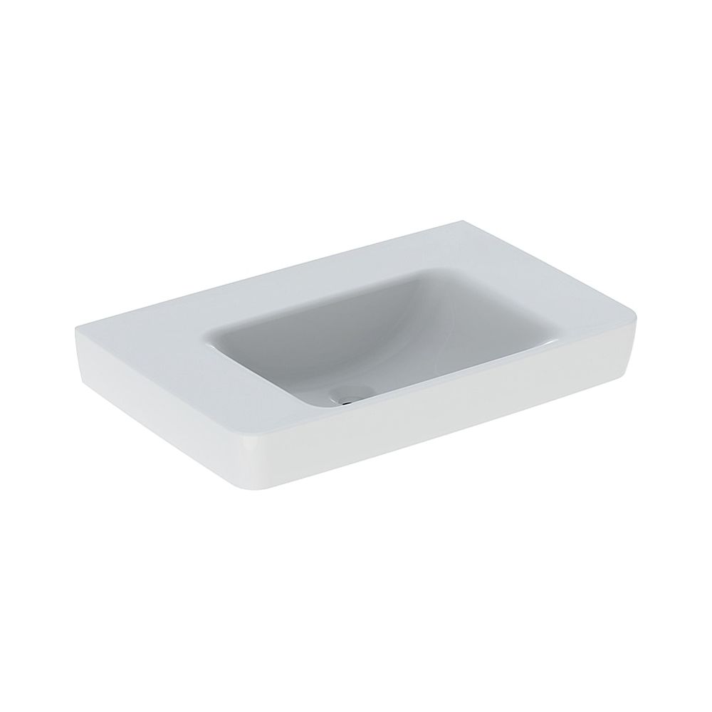 Geberit Renova Plan Waschtisch, Ablagefläche beidseitig, Breite 75cm, Tiefe 48cm, oh... GEBERIT-501697008 4025410868329 (Abb. 1)
