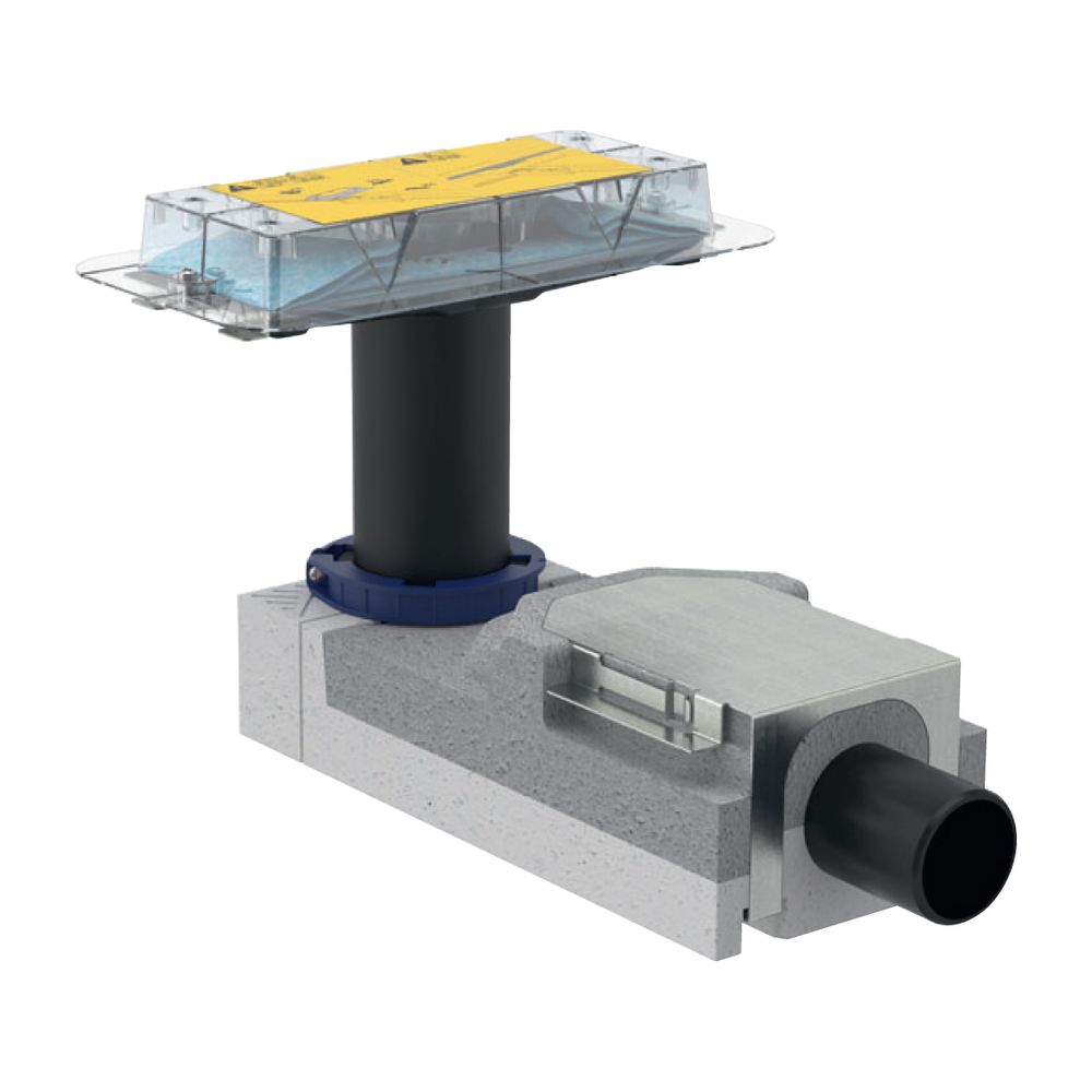 Geberit Rohbauset für Duschrinnen der Reihe CleanLine, für Estrichhöhe am Einlauf 90... GEBERIT-154150001 4025416364498 (Abb. 2)