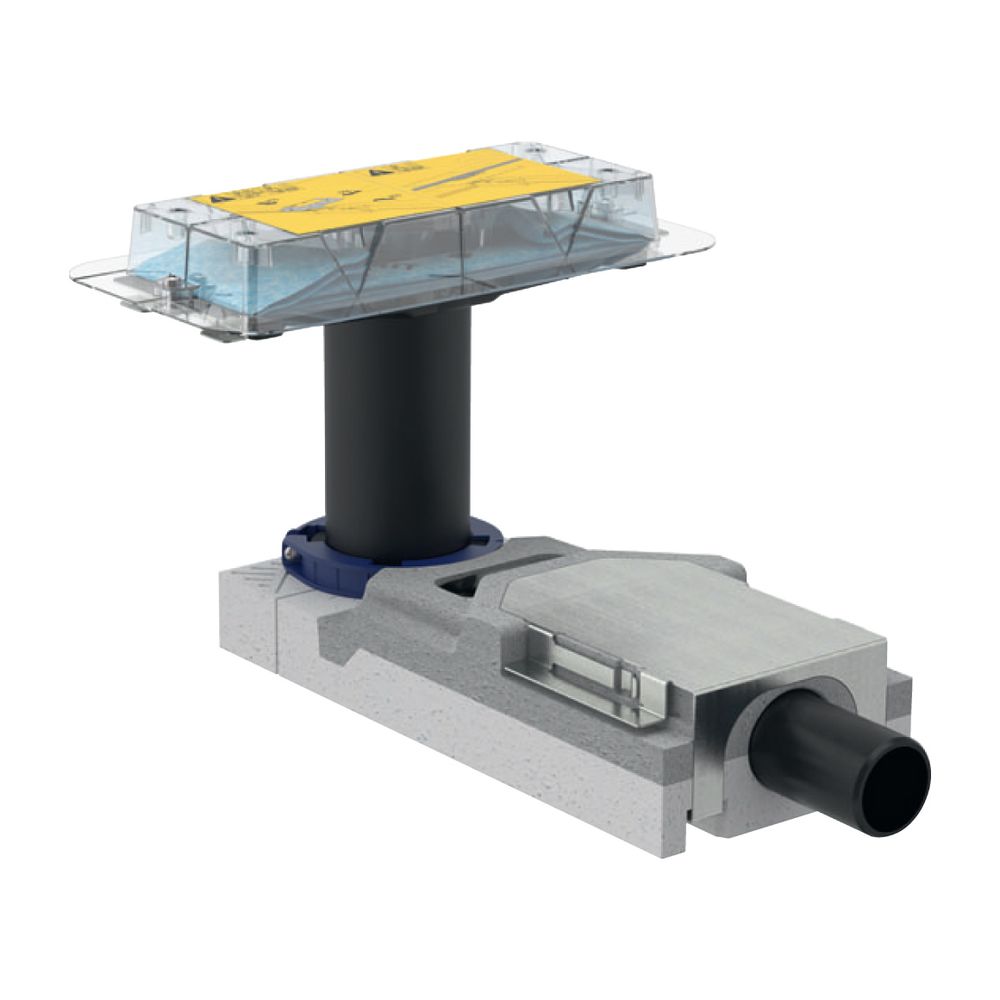 Geberit Rohbauset für Duschrinnen der Reihe CleanLine, für Estrichhöhe am Einlauf 65... GEBERIT-154152001 4025416364818 (Abb. 2)