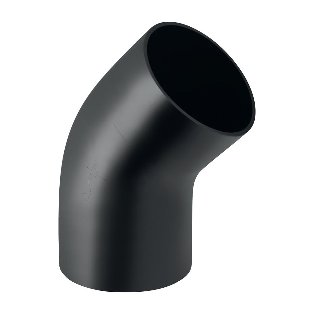 Geberit PE Bogen 45 Grad, Außendurchmesser 200mm... GEBERIT-370045161 4025416035473 (Abb. 2)