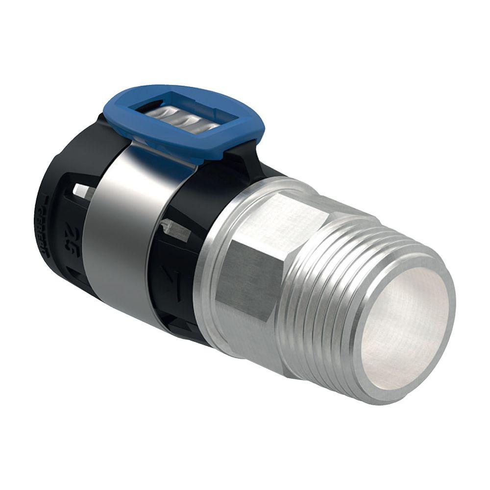 Geberit FlowFit Anschluss gerade, mit Außengewinde bleifreie Siliziumbronze, d 25mm,... GEBERIT-619482221 4025416602101 (Abb. 2)