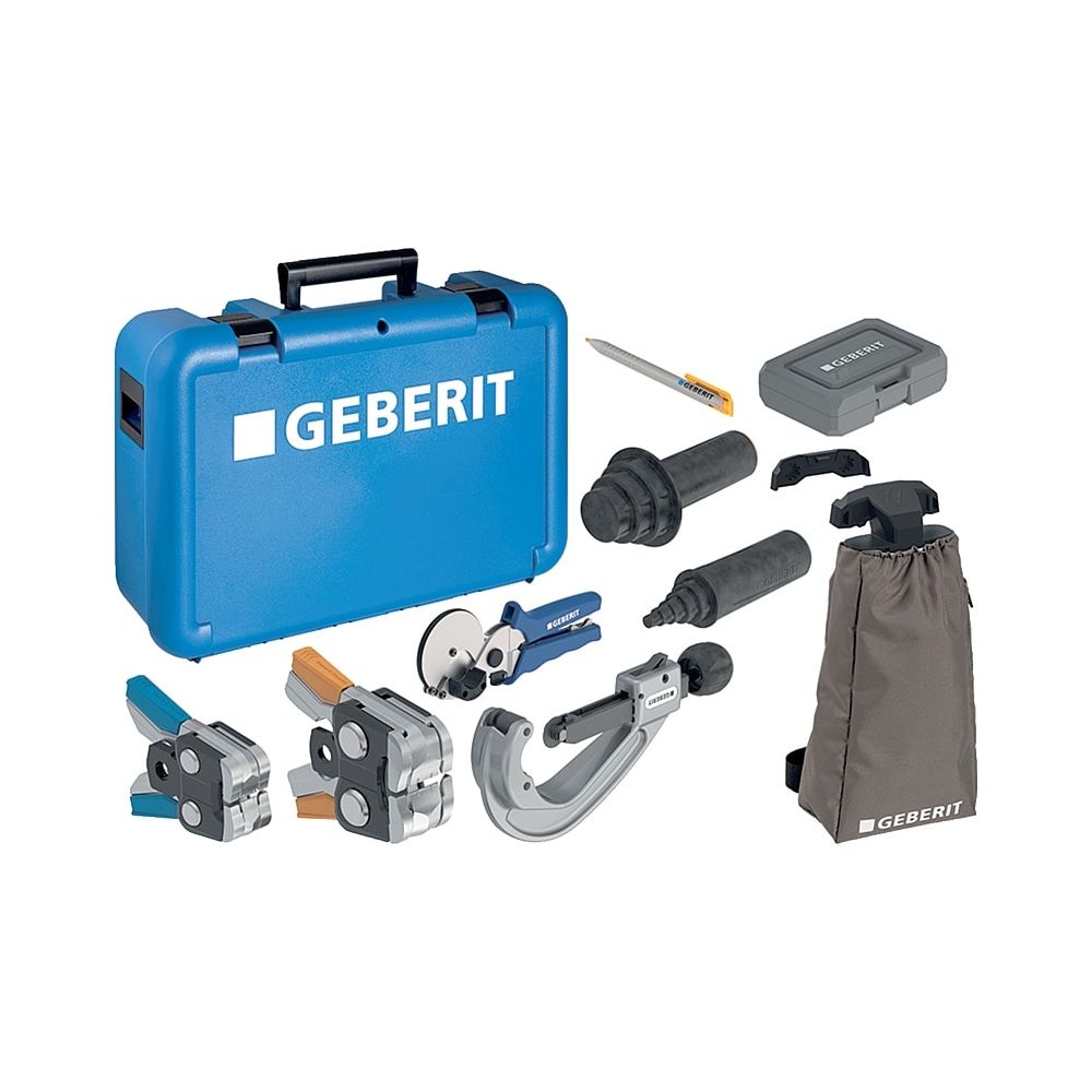 Geberit FlowFit Koffer bestückt Typ 2 mit Fach für ECO 203, ACO 203 Pressgerät... GEBERIT-655080001 4025410929785 (Abb. 1)