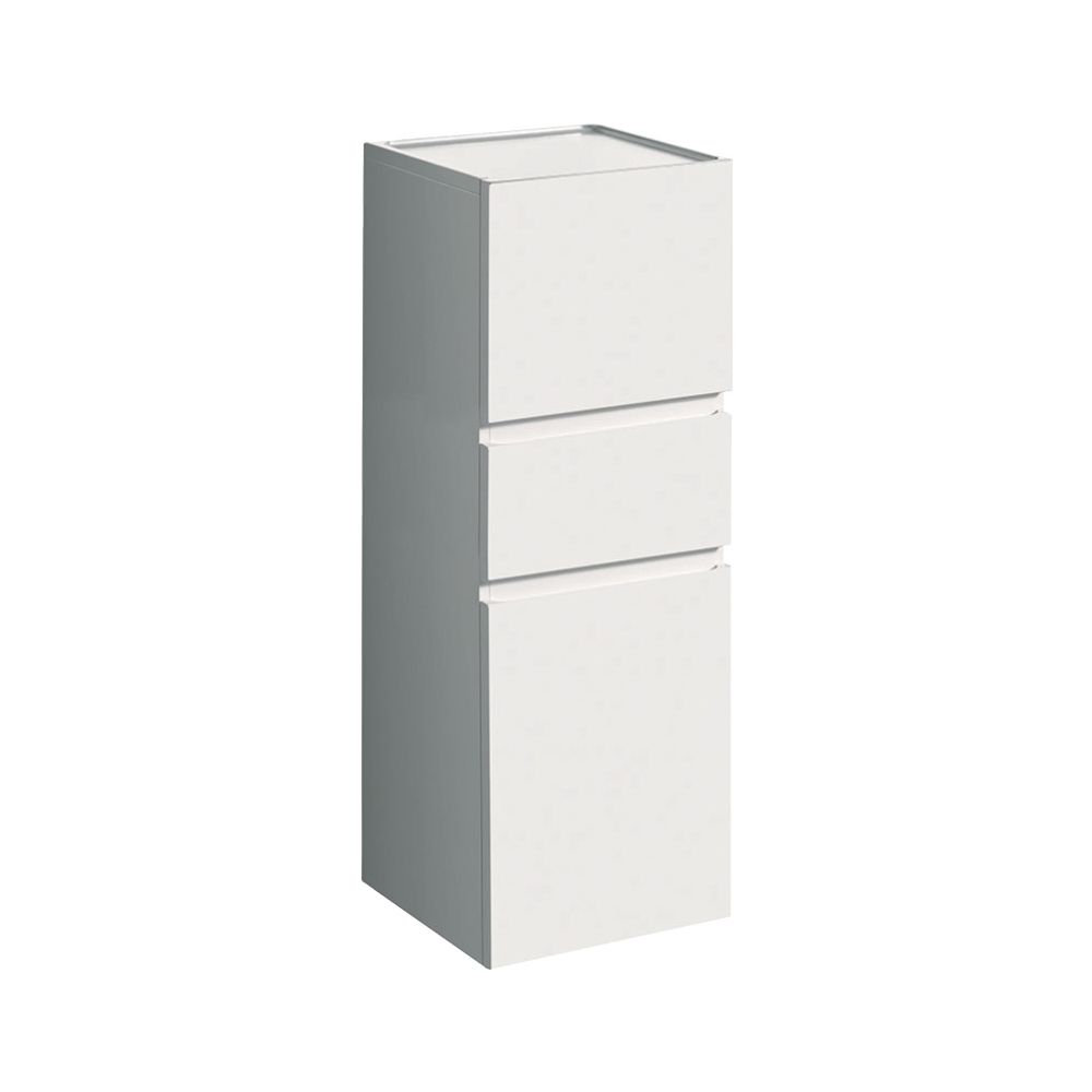 Geberit Renova Plan Mittelhochschrank mit 2 Türen, 1 Schublade, 39x105x36cm, Weiß la... GEBERIT-501922011 4025410905505 (Abb. 2)