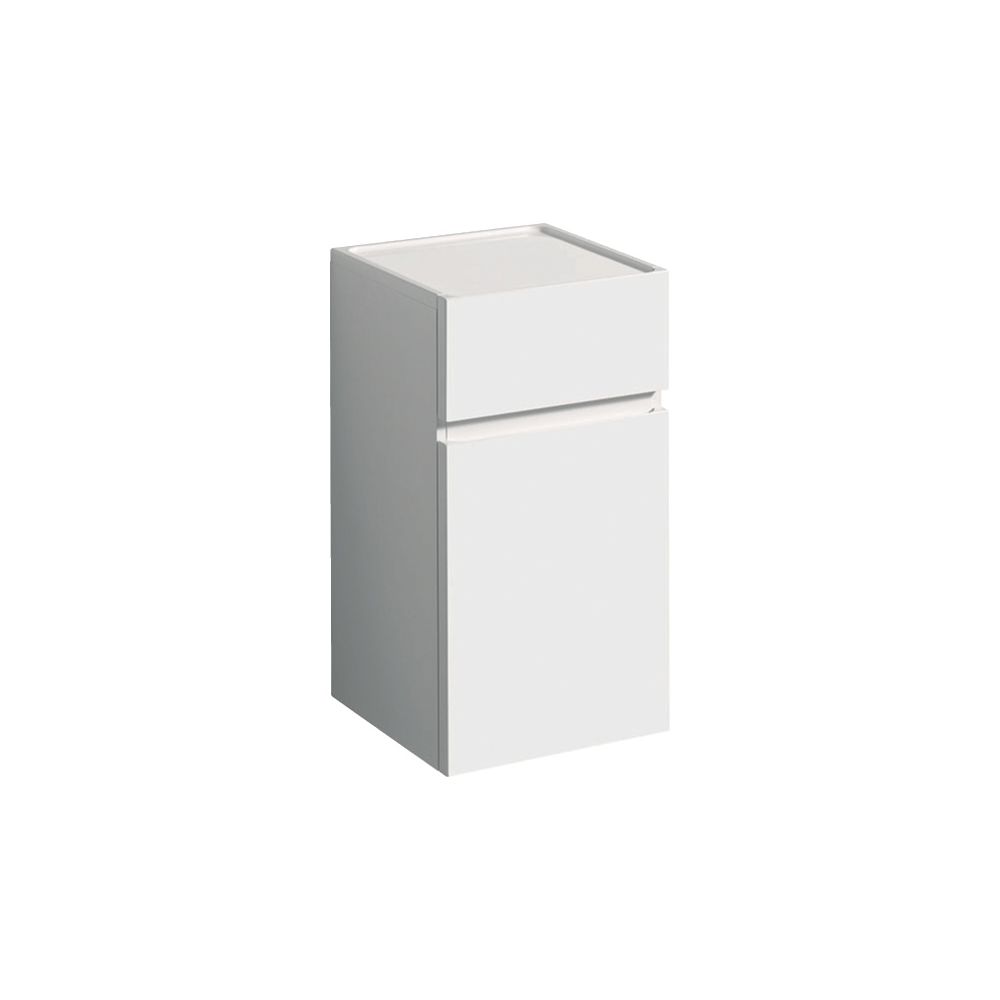 Geberit Renova Plan Seitenschrank mit 1 Tür, 1 Schublade, 39x70x36cm, Weiß lackiert ... GEBERIT-501921011 4025410905482 (Abb. 2)
