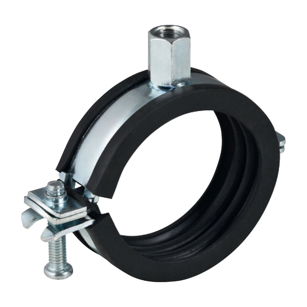 Geberit Rohrschelle gedämmt, mit Gewindemuffe M8, M10 1,0215, di 25–30mm, galvanisch... GEBERIT-601853261 4025416498452 (Abb. 2)