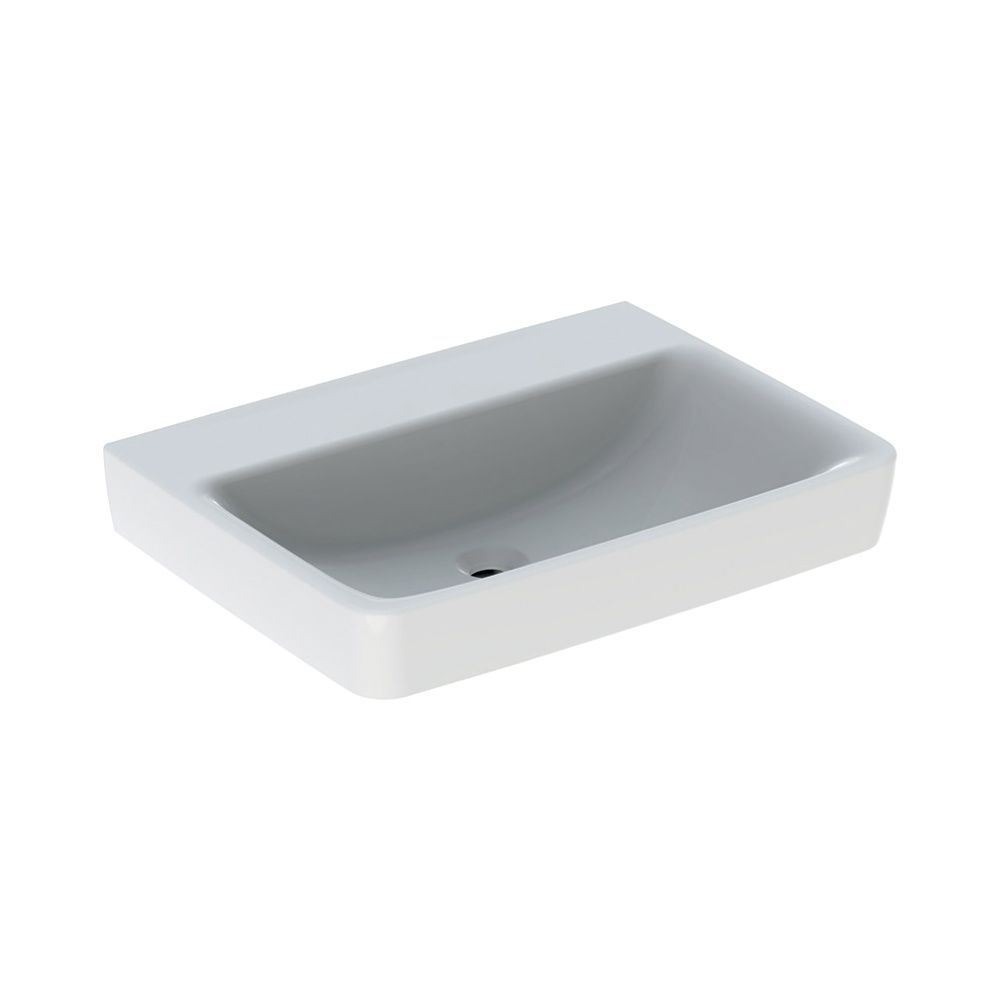 Geberit Renova Plan Waschtisch, Breite 65cm, Tiefe 48cm, ohne Hahnloch, ohne Überlau... GEBERIT-501643008 4025410858658 (Abb. 2)